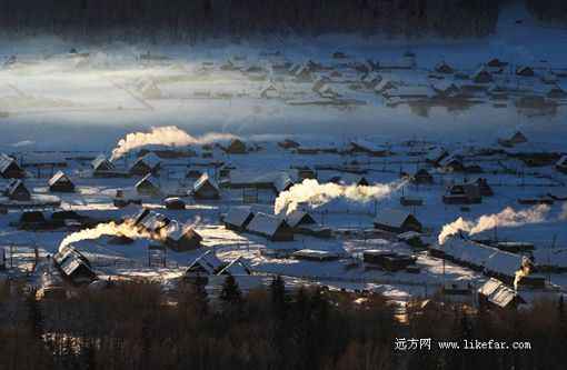 雪色的浪漫 新疆喀纳斯冬季自助游攻略