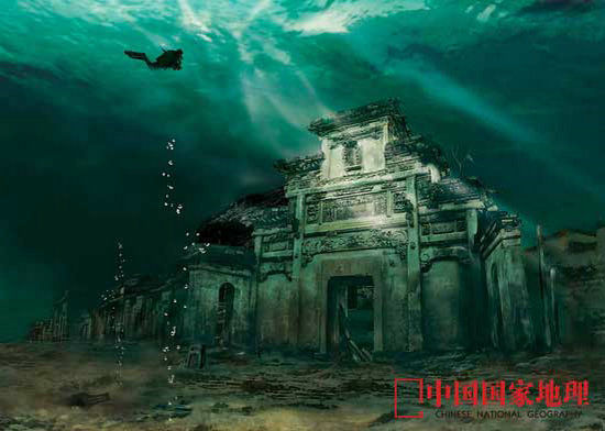 千岛湖下暗藏两座千年古城